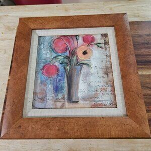 framed beautiful print called love poems signed by artist Silvia Vassileva